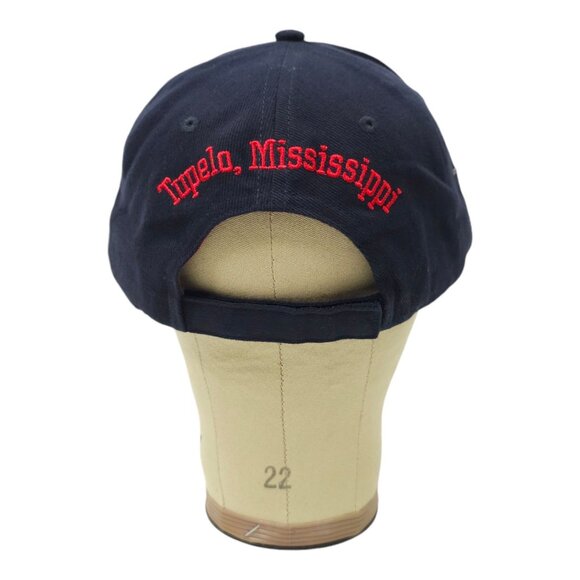 Tupelo MS Blue Suede Cruise 2018 Elvis Classic Cars Strapback Cap Trucker Hat - Picture 4 of 14